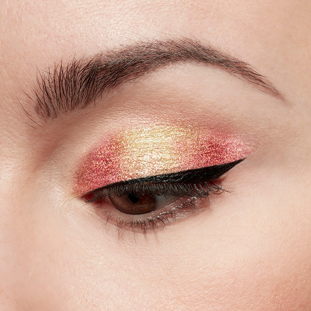 Тени для век glitter and glow liquid eye shadow Stila, dollish, объем 4.5 мл — фото 3