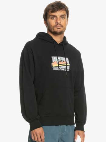 

Толстовка Quiksilver RETRO FADE HOODIE, черный