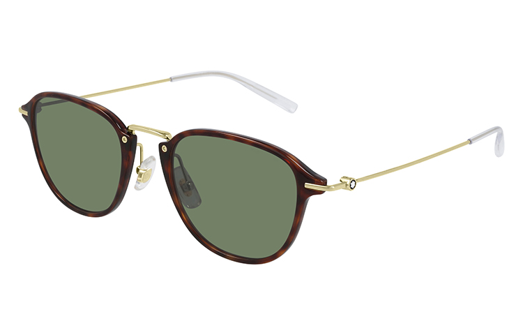 

Круглые солнцезащитные очки с прозрачной оправой MONTBLANC, 002