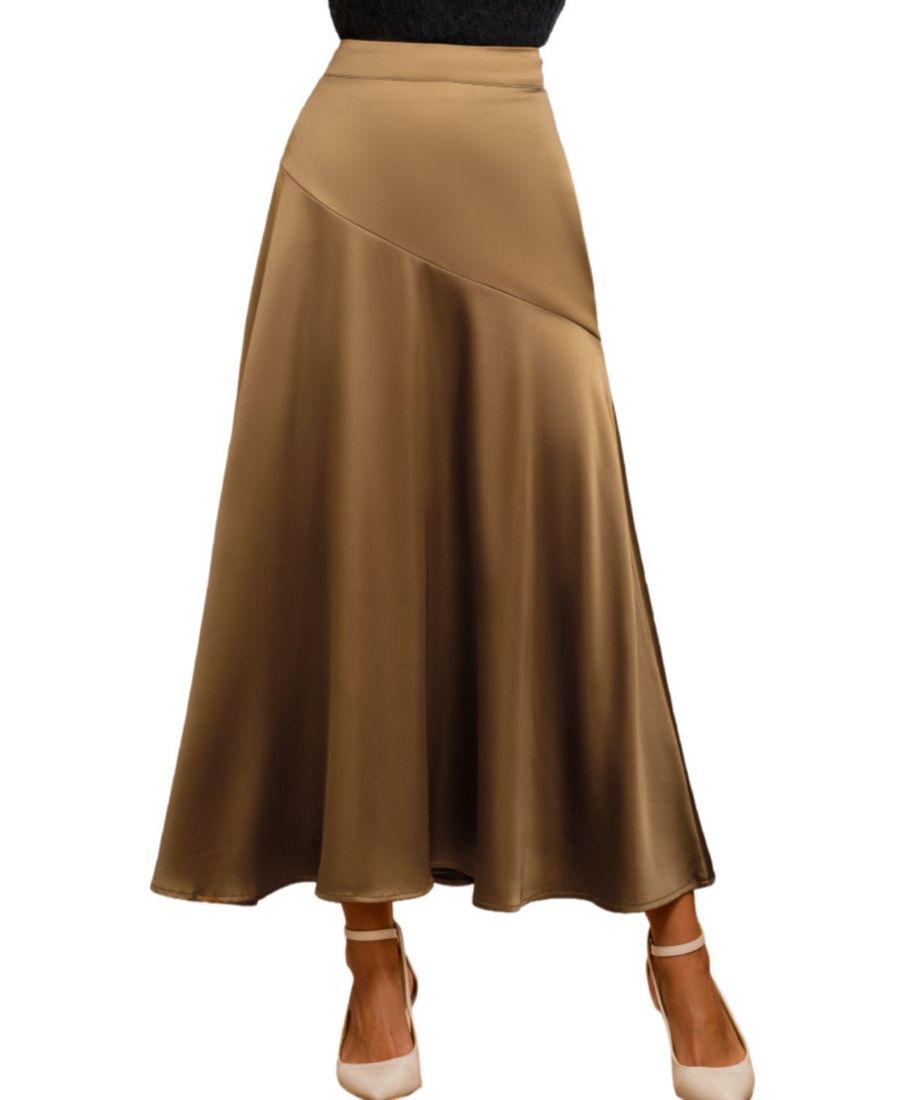 

Женская длинная юбка-макси "В центре внимания" Cupshe, Light beige