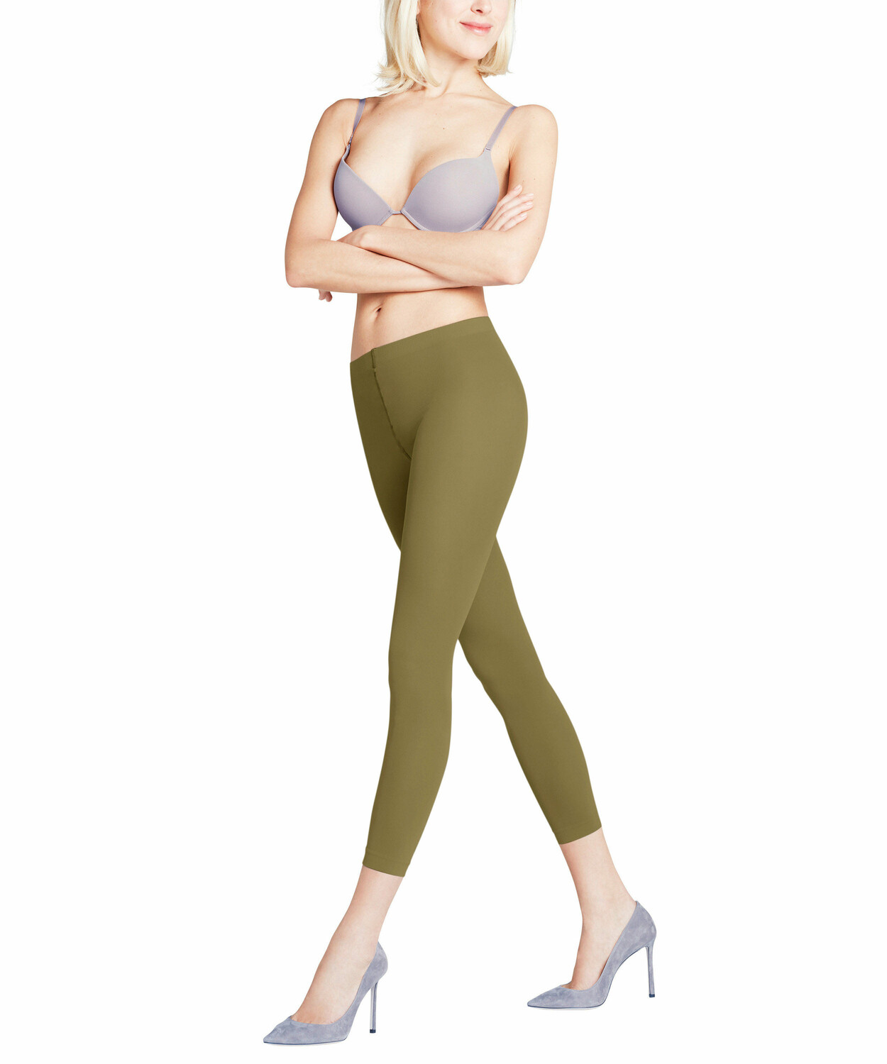 

Леггинсы Falke Capri Pure Matt 50 DEN, оливковый