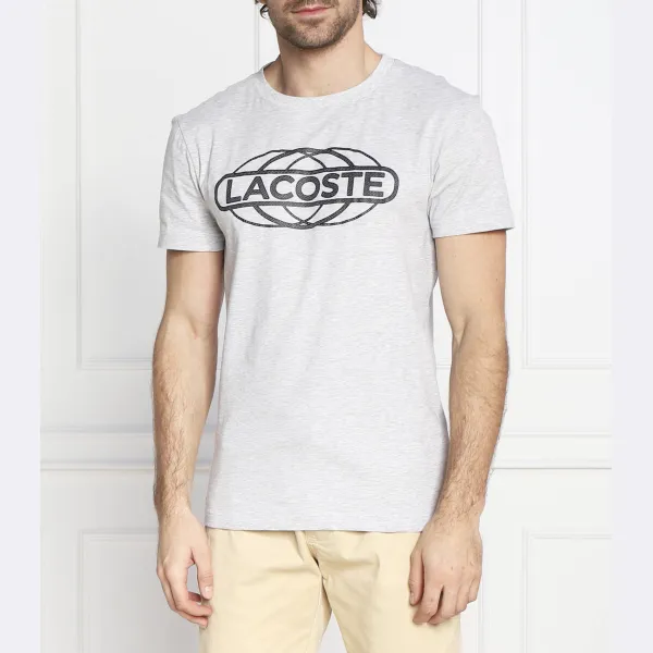 

Футболка стандартного кроя Lacoste, серый