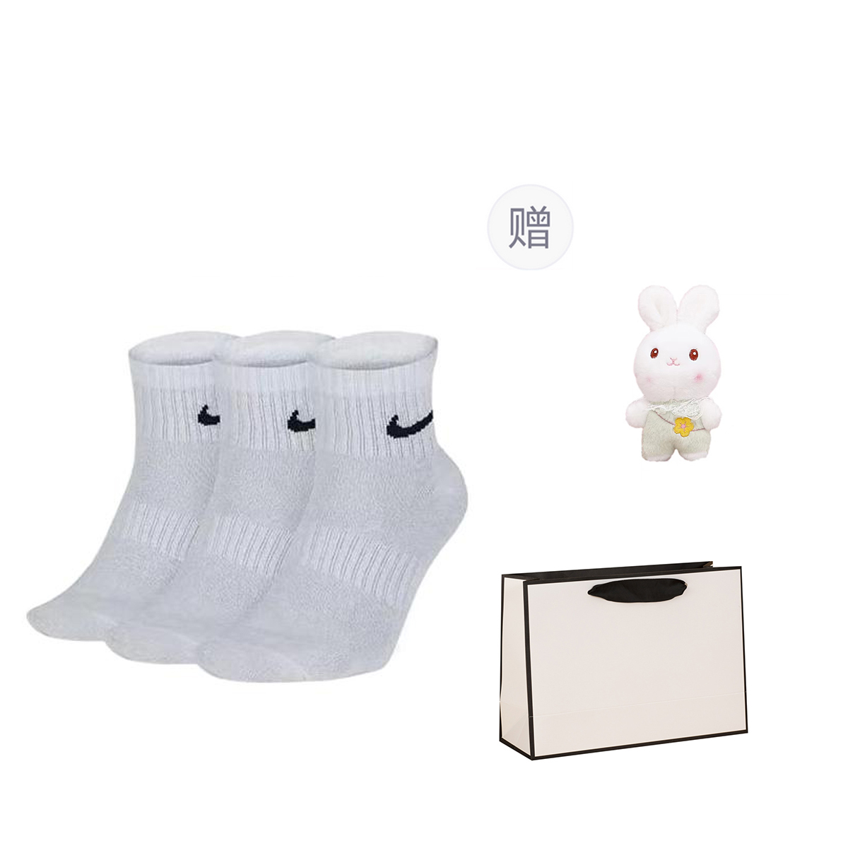 Носки Unisex Nike, 6 pack (croissant bag gift box set) — фото 2