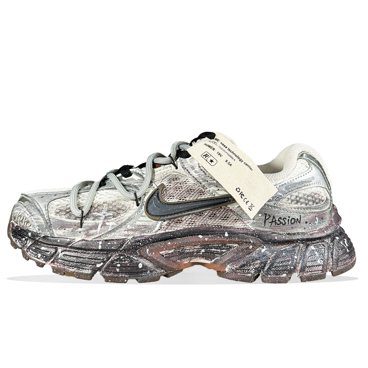 

Nike Женские кроссовки для бега V5 RNR Abrasion Resistant Breathable низкие Brown Gray