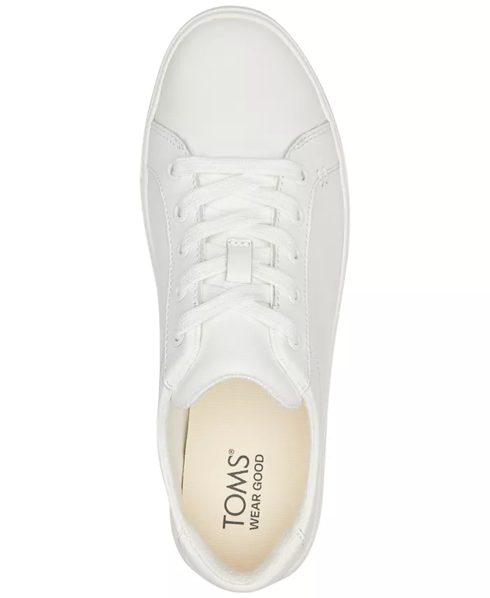 Женские кроссовки Kameron на шнуровке TOMS, белый — фото 4