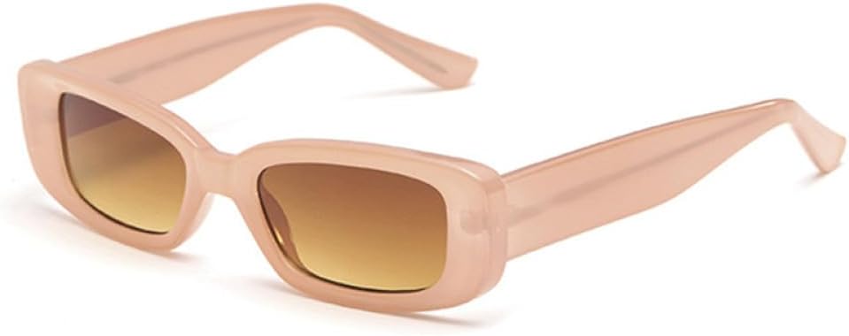 

Винтажные прямоугольные солнцезащитные очки для женщин и мужчин, ретро-очки с мраморным рисунком, женские солнцезащитные очки с защитой от УФ-излучения UV400 generic, Jelly Pink Tea