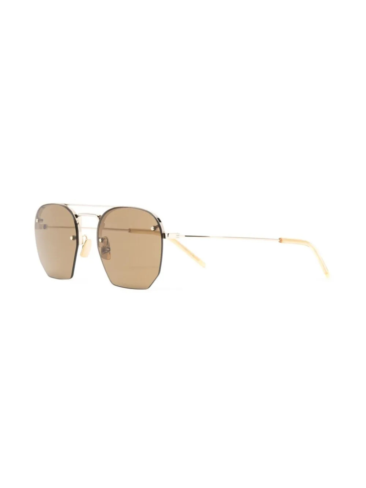 

Солнцезащитные очки-пилоты SL 422 Saint Laurent Eyewear, золотой