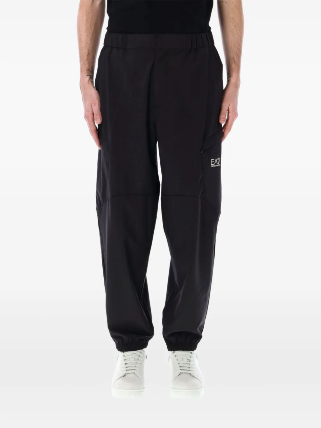

Спортивные брюки с логотипом Ea7 Emporio Armani, черный
