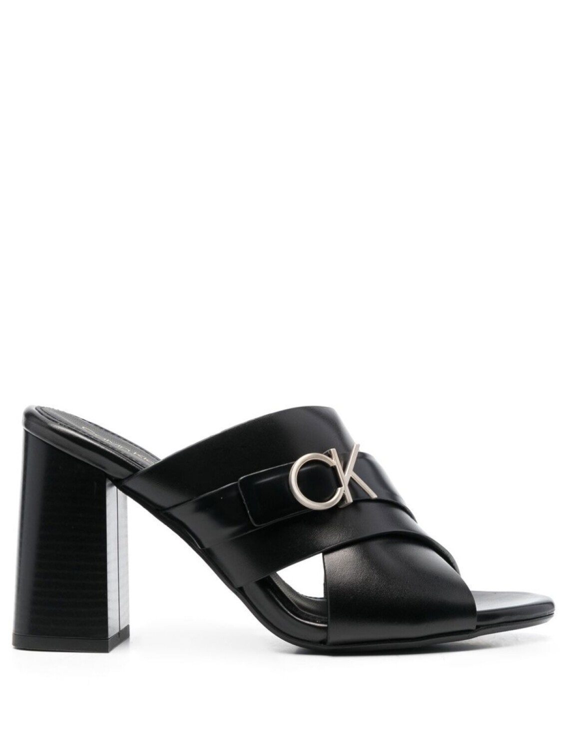 Calvin Klein мюли с логотипом, черный