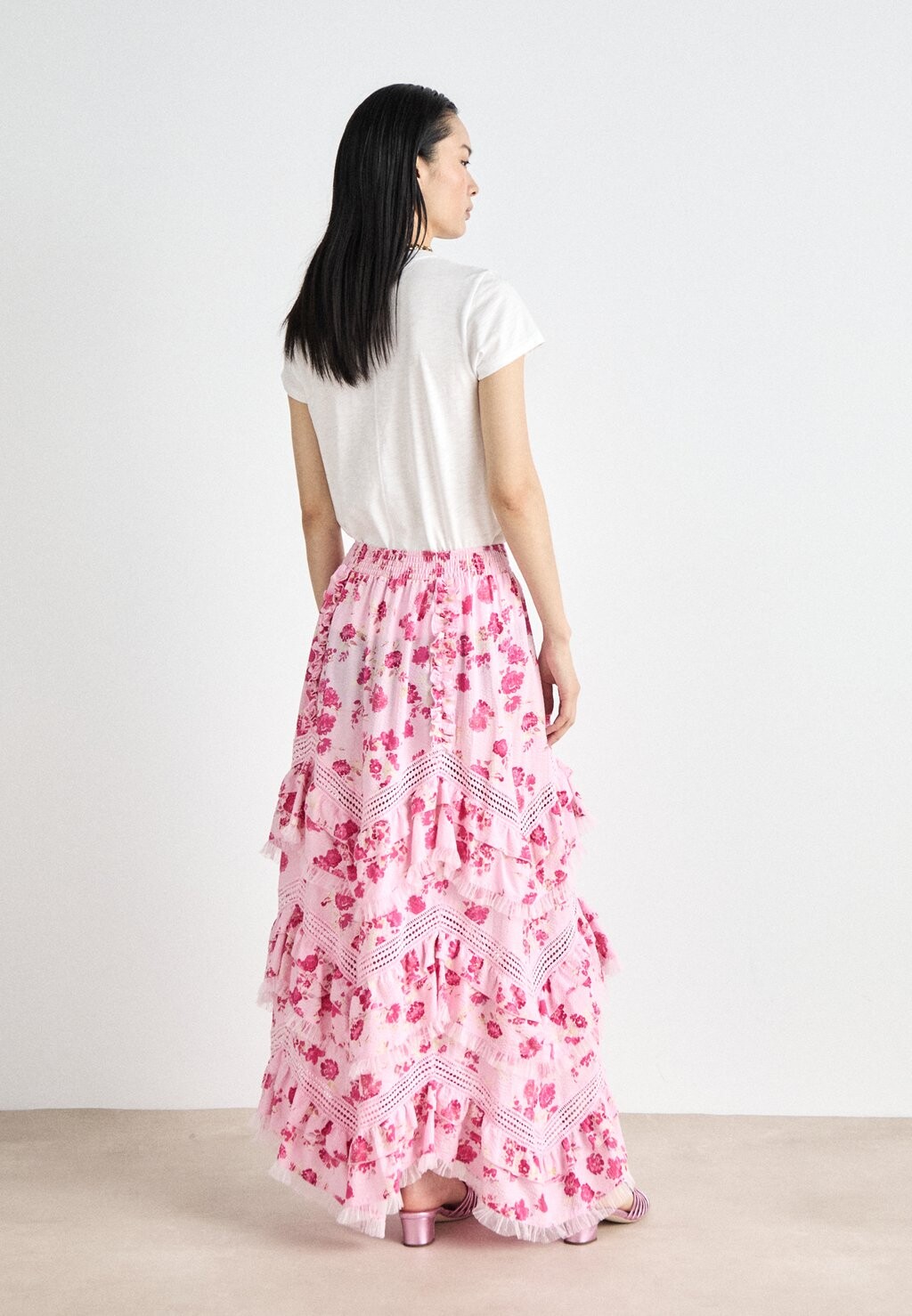 

Юбка макси DAPHNE SKIRT Cras, розовый