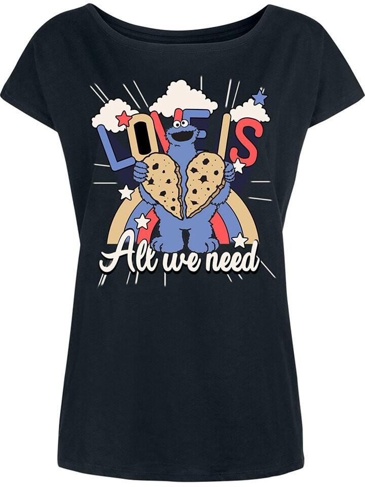 

Футболка Sesame Street Shirt, цвет Schwarz/Bunt