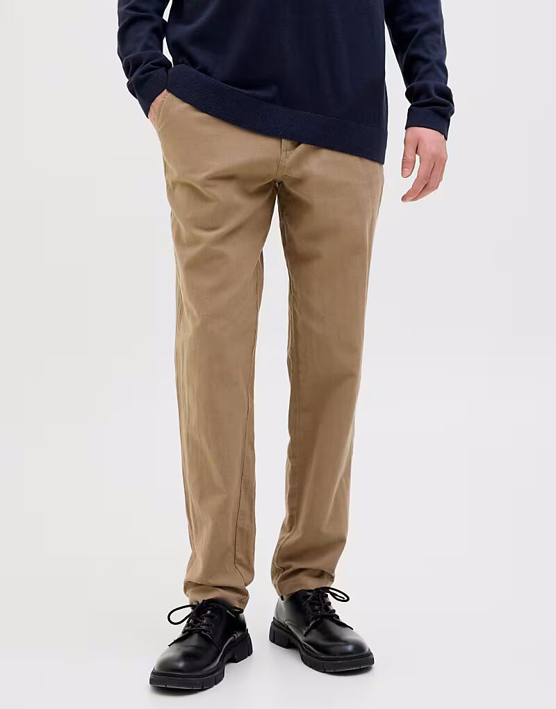 

Брюки чинос Jack & Jones цвета «морель»