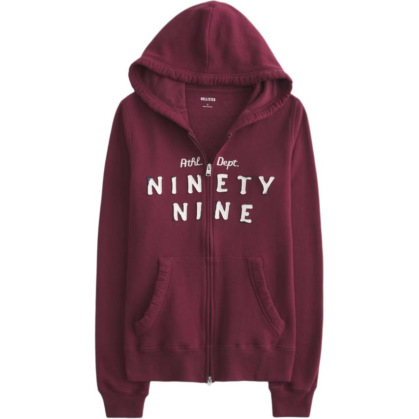 

Куртки и пальто женские Hollister, бордовый