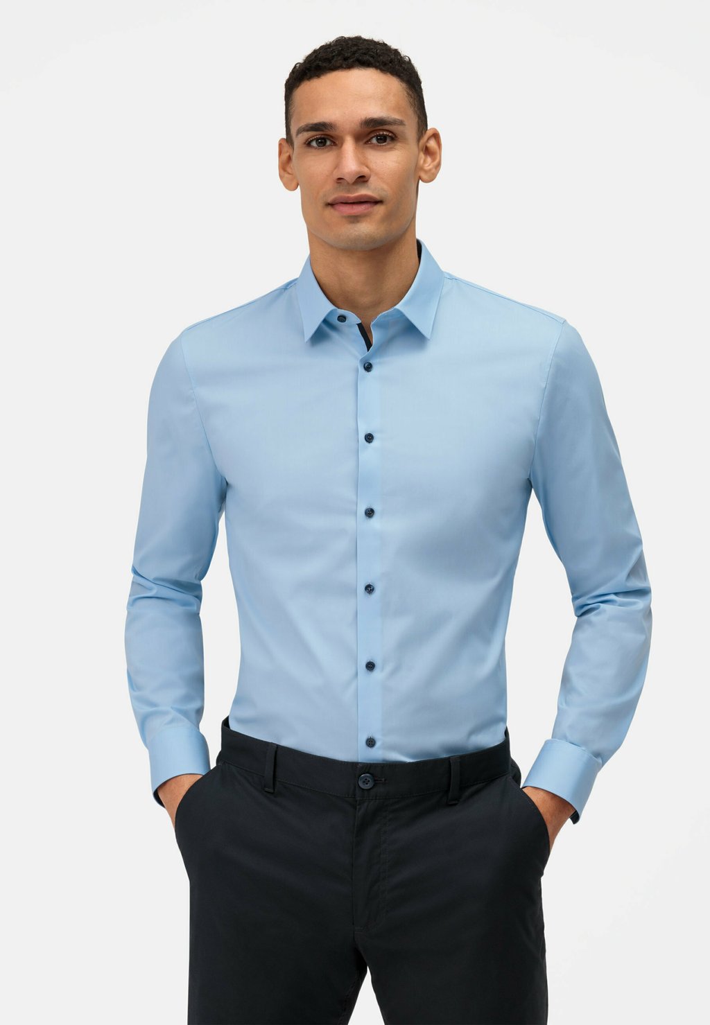 

Рубашка SUPER SLIM FIT OLYMP No. Six, светло-голубой