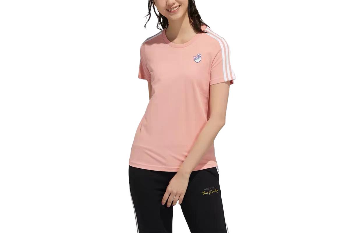 

Футболка женская розовая Adidas Neo