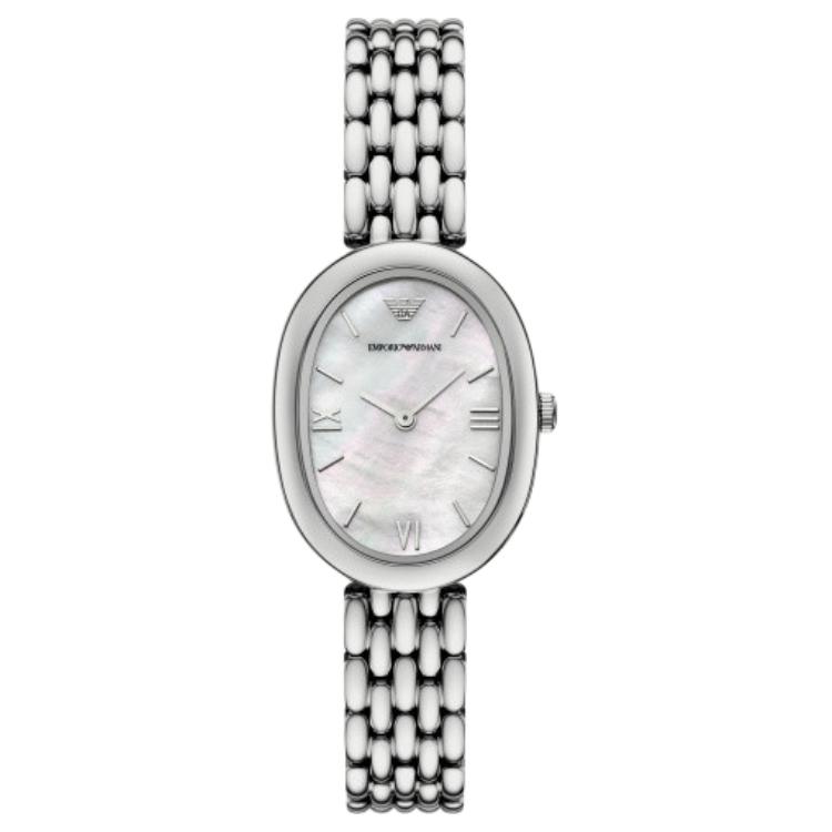 

Двуручные наручные часы из нержавеющей стали EMPORIO ARMANI