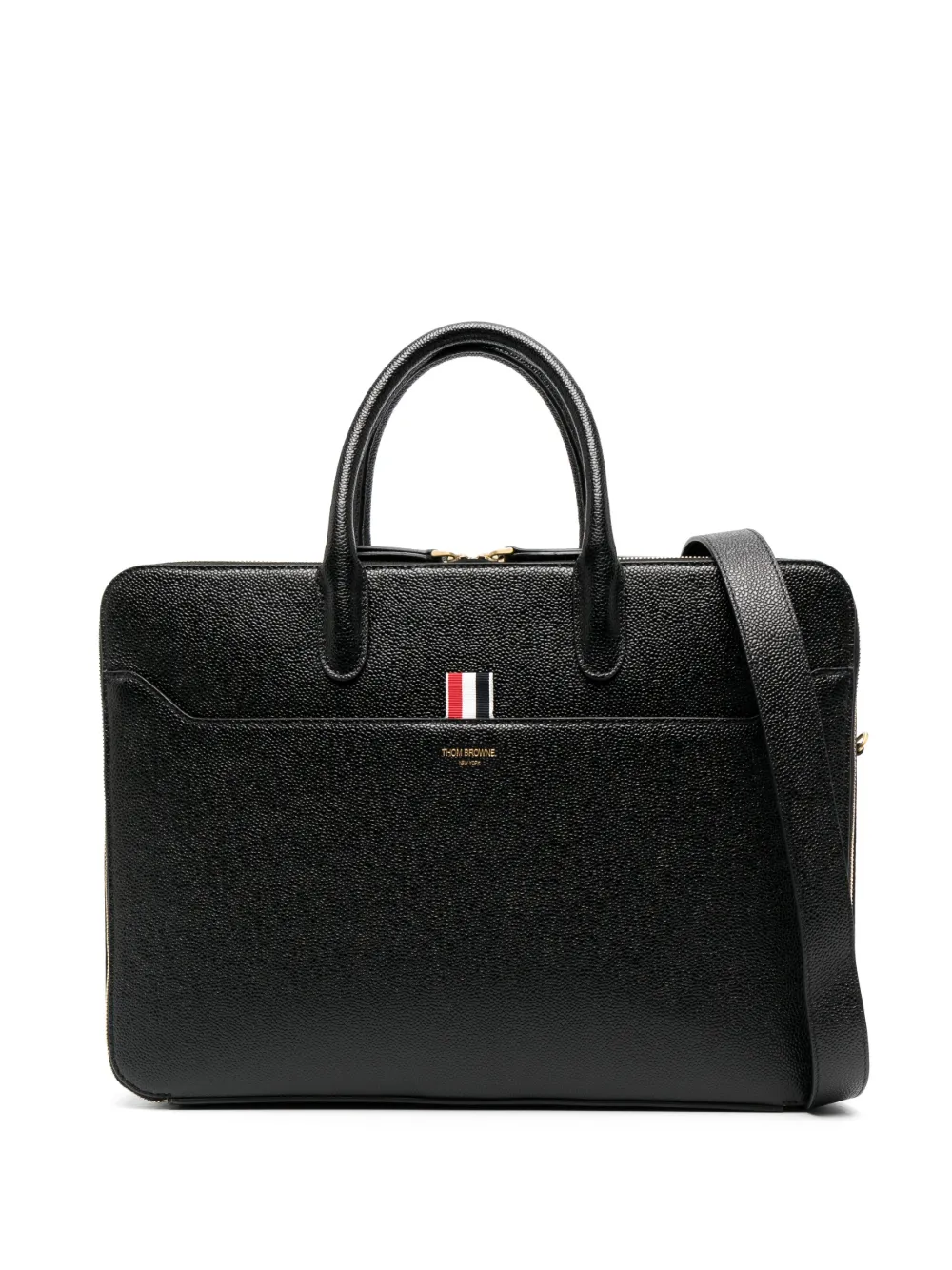 

Сумка-тоут на молнии THOM BROWNE, черный