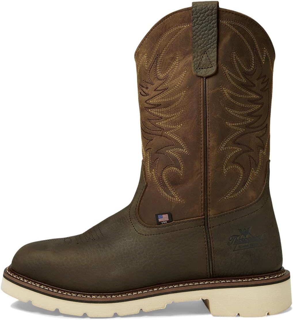 Мужские ботинки Thorogood American Heritage с квадратным носком Wellington, коричневый — фото 4