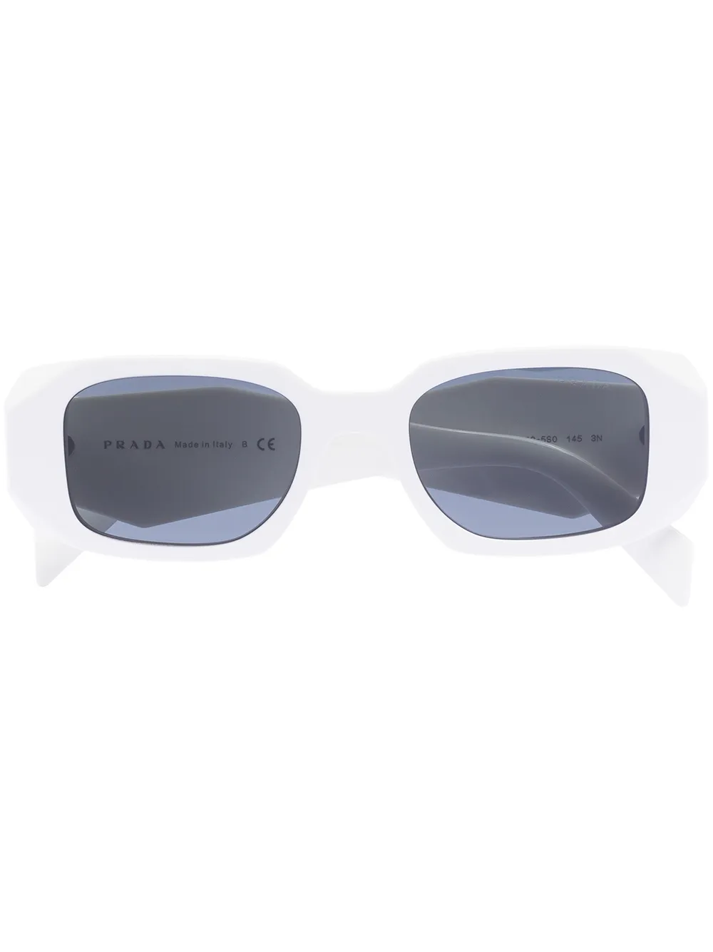 

Солнцезащитные очки Symbole в геометричной оправе Prada Eyewear, белый