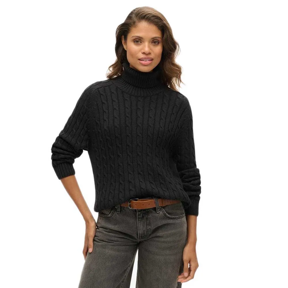 

Свитер Superdry W6110614A high neck, черный