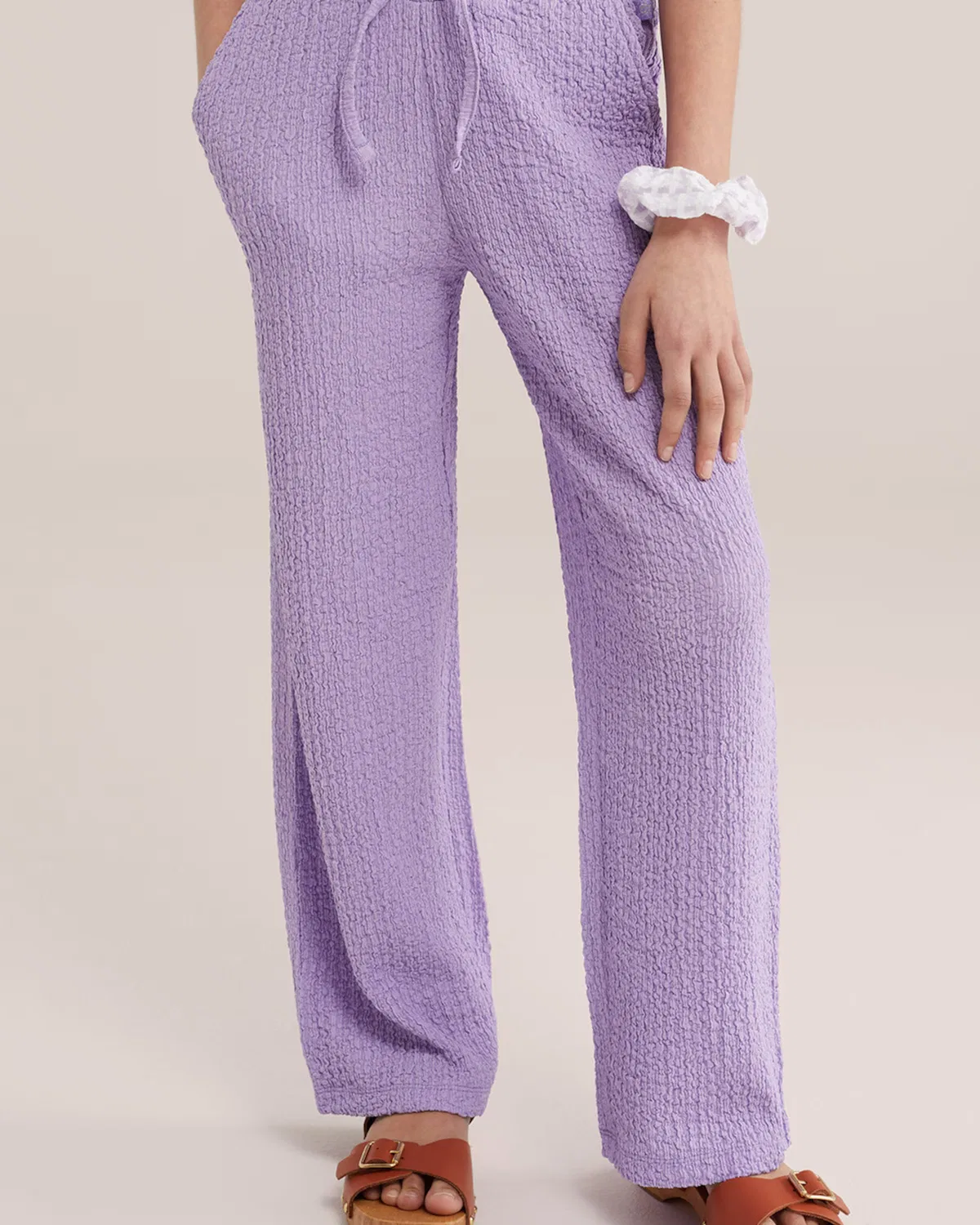 Обычные брюки We Fashion, Lavender