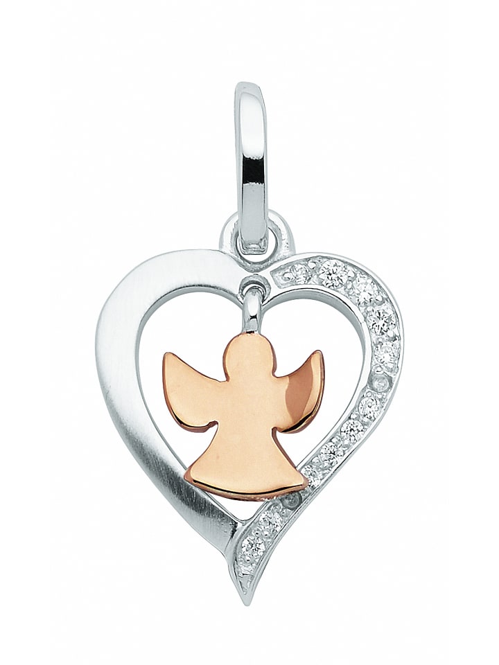 

Adeliás Женский кулон из серебра 925 пробы с кубическим цирконием в серебряной оправе