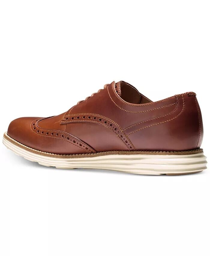 Мужские оригинальные оксфорды Grand Wing Cole Haan, коричневый — фото 4