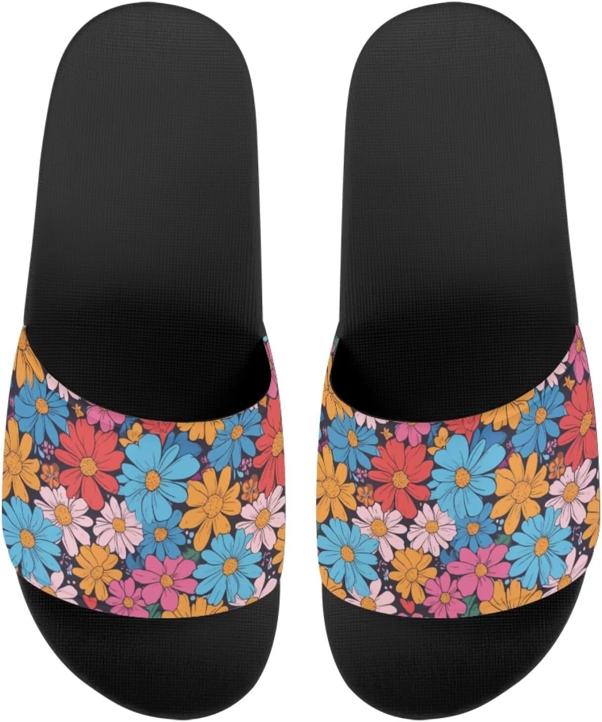 

Женские шлепанцы с цветочным принтом, легкие повседневные босоножки с нескользящей подошвой для лета Getelinseng, Boho Floral