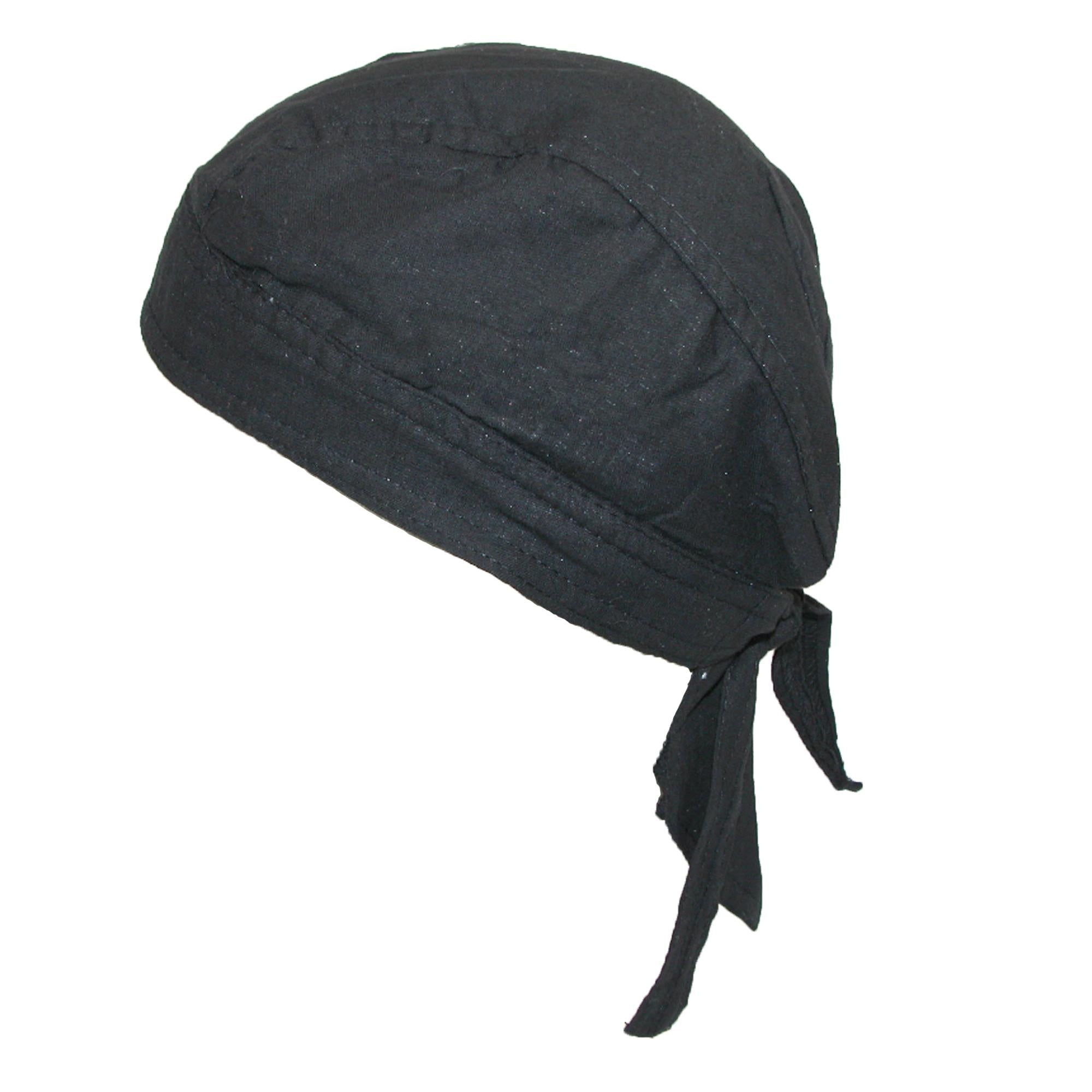 

Мужская кепка для верховой езды Do Rag с хлопковой подкладкой (12 шт. в упаковке) CTM, черный