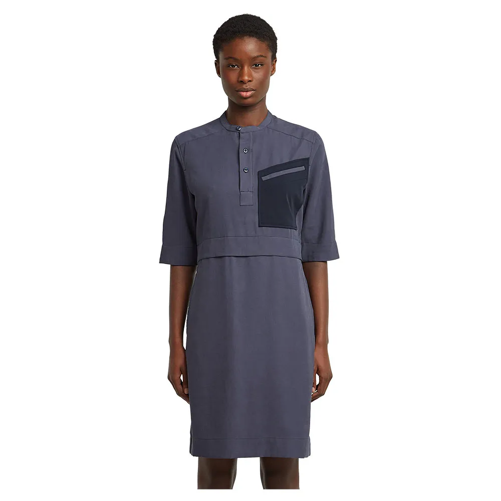 

Платье с коротким рукавом G-Star Dungaree, серый