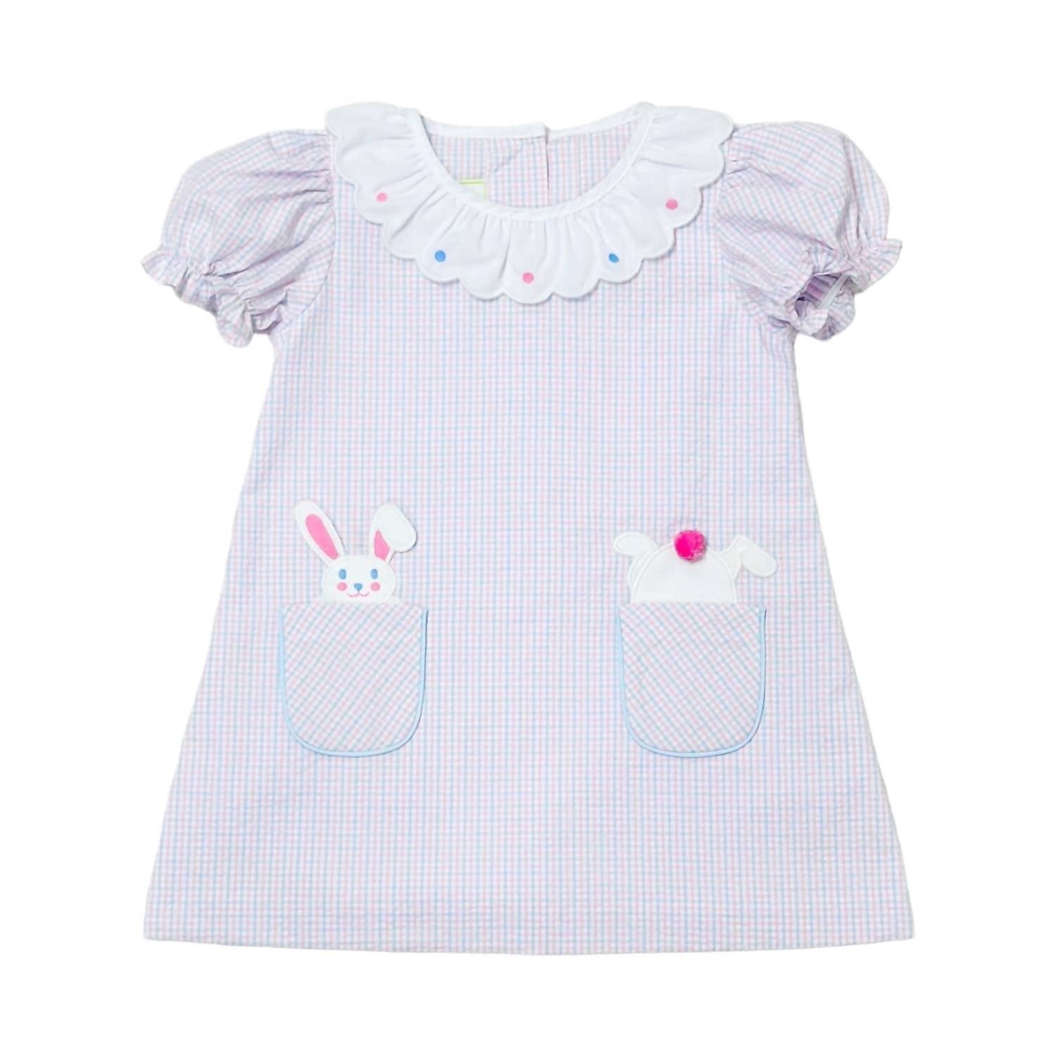 

Платье для девочки Bunny Amelie в полоску вишни и ягод Zuccini Kids, Cherry Berry Stripe