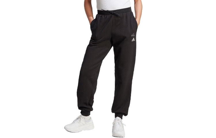 

Adidas Женские трикотажные спортивные штаны, Черный