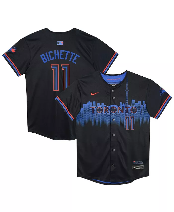 

Футболка Preschool Bo Bichette Navy Toronto Blue Jays 2024 City Connect Limited Player Jersey Nike