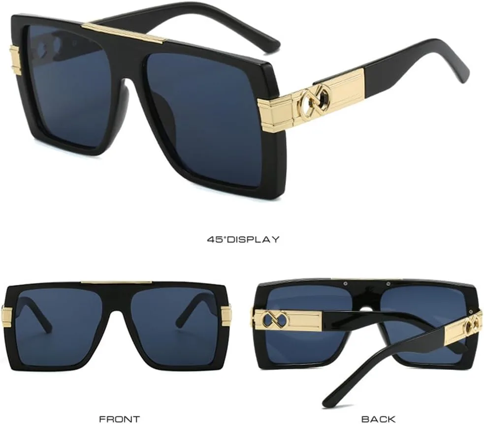 

Солнцезащитные очки 2027 года для женщин и мужчин, с градиентными линзами, поликарбонатной оправой и золотистым покрытием, защита от солнца UV400 MTZJH, C5