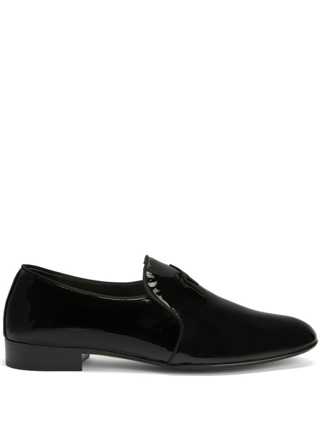

Giuseppe Zanotti глянцевые лоферы Fergus, черный