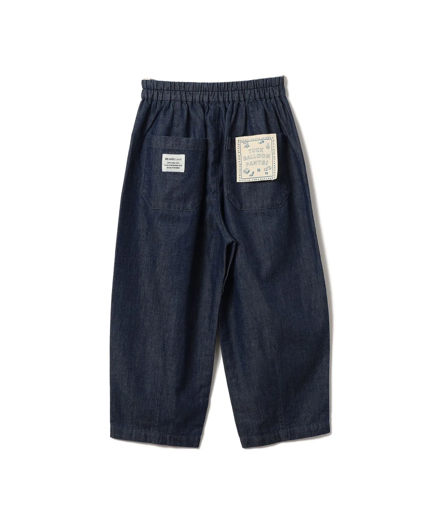 Детские брюки-баллоны Tuck Balloon Pants 2026SS (90-150 см) Beams Mini, INDILI — фото 3