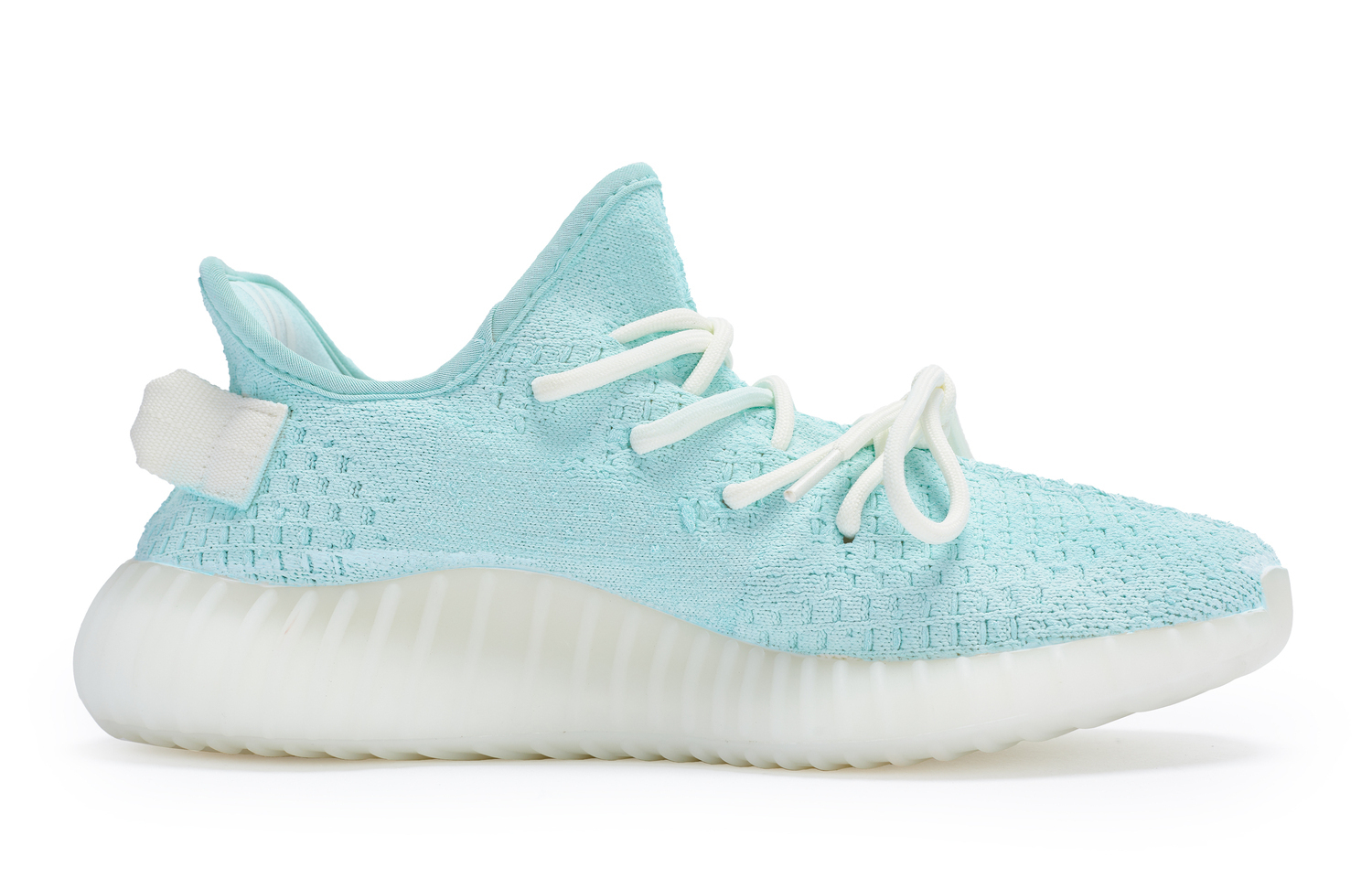 Yeezy Boost 350 V2 Противоскользящие Износостойкие Низкие Повседневные Кроссовки Унисекс Белый Синий Adidas Originals — фото 4