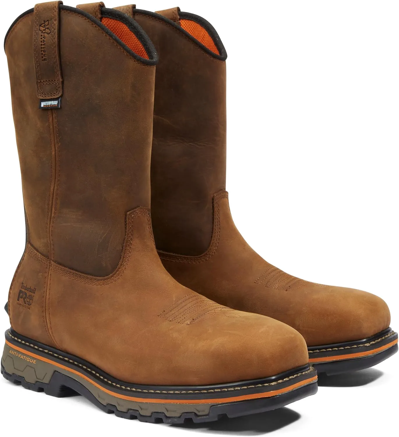 

Мужские водонепроницаемые ботинки Timberland PRO True Grit Pull on Composite Safety Toe с защитным носком из композитного материала