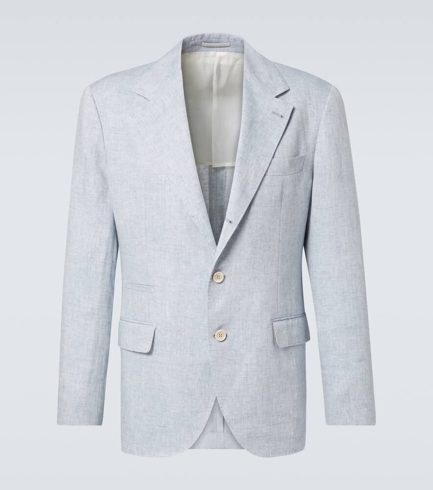 

Льняной блейзер Brunello Cucinelli, Dust