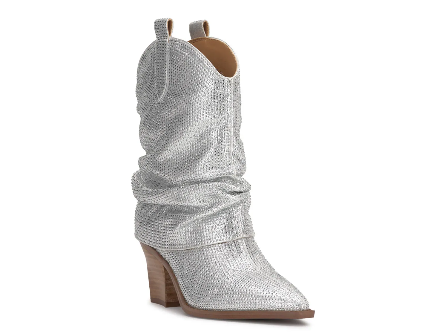 

Ботильоны Gemorra Western Bootie Jessica Simpson, серебряный/металлик
