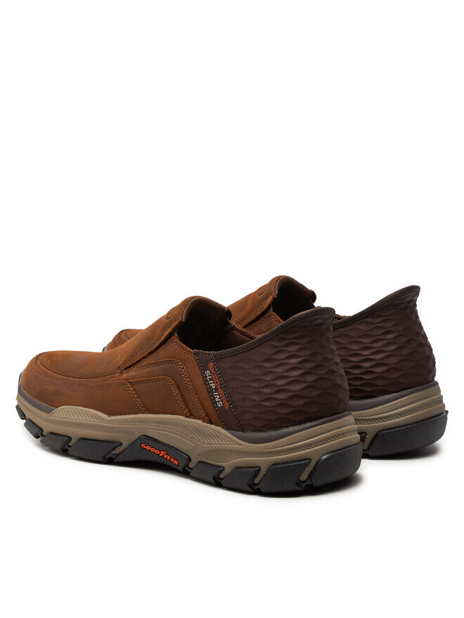 Туфли на плоской подошве Skechers 204810 CDB, коричневый — фото 3