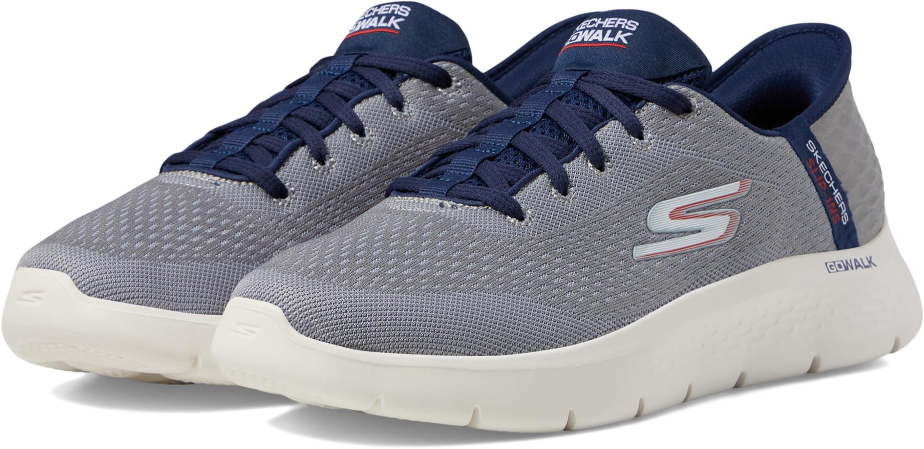 

Кроссовки SKECHERS Performance Go Walk Flex - New World Hands Free Slip-Ins, цвет Grey/Navy