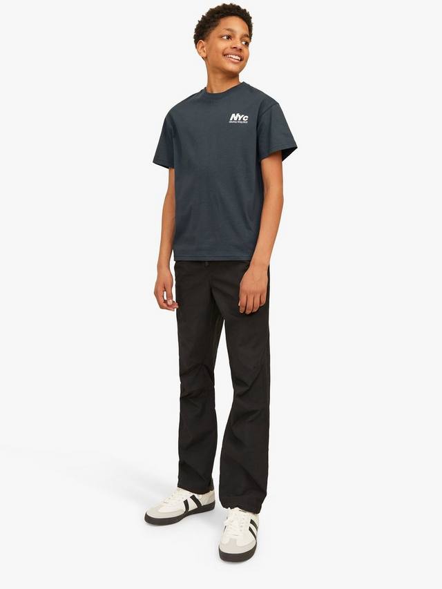 Детская футболка Bronx с коротким рукавом из хлопка Jack & Jones, Forest River — фото 3