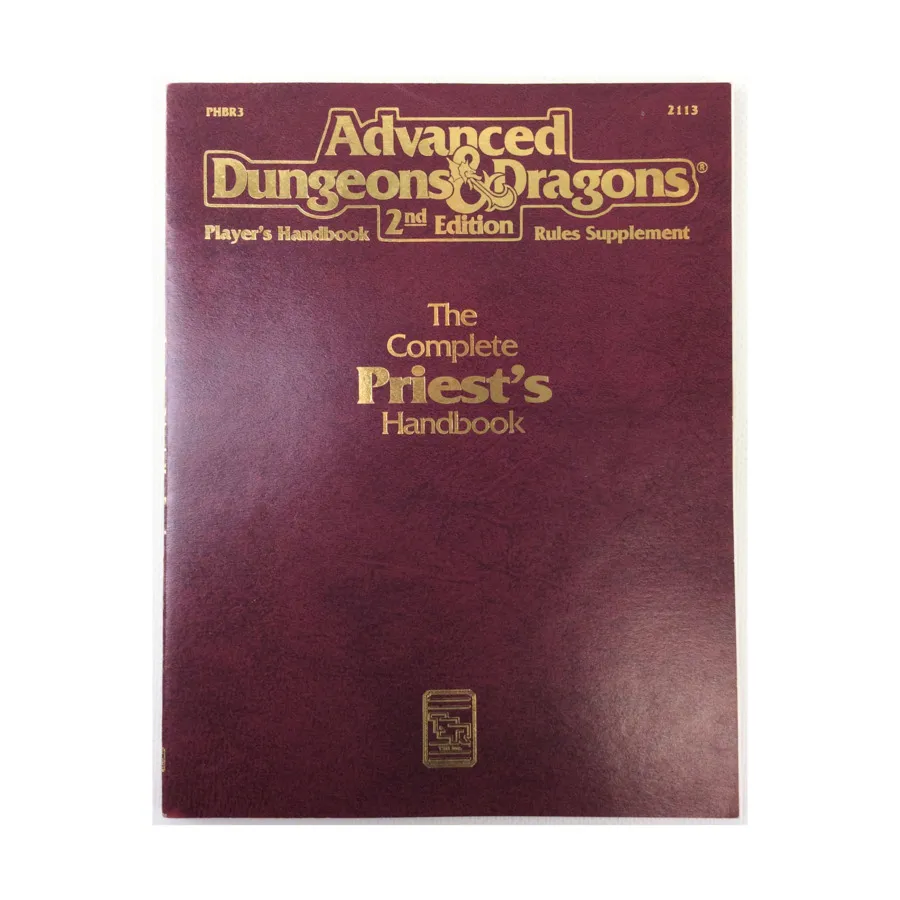 

Complete Priest's Handbook (2nd Printing), Advanced Dungeons & Dragons (2nd Edition) - Player's Guides & Books, мягкая обложка