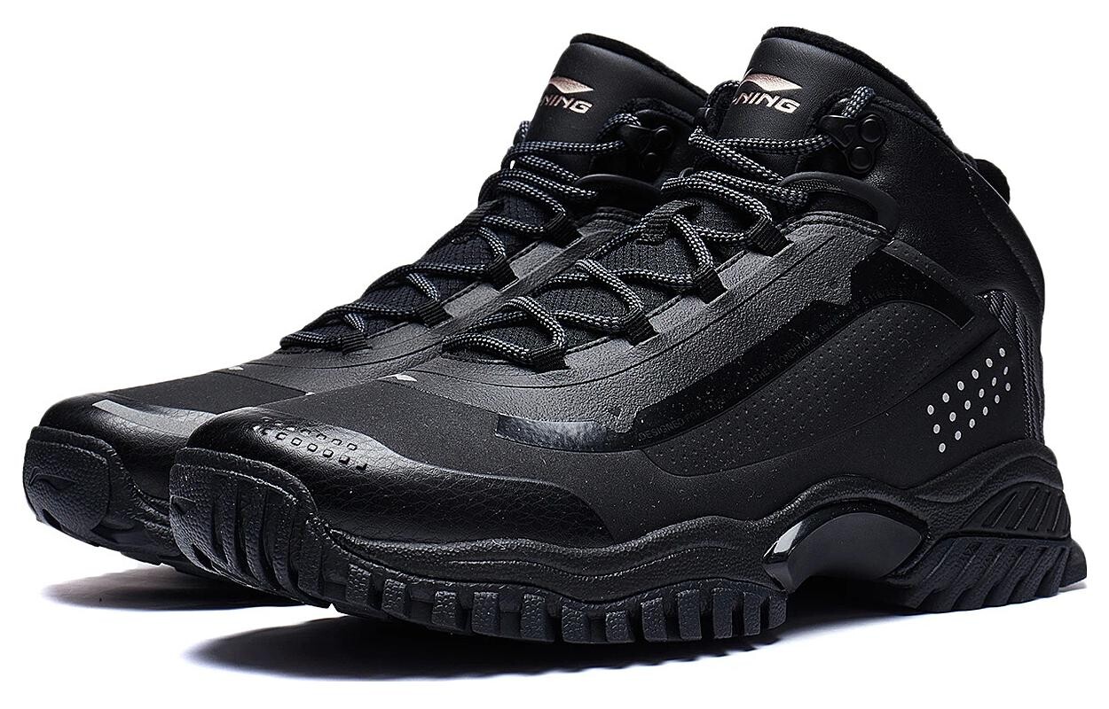 Кроссовки LINING Lifestyle Shoes Men Low-top Black, черный — фото 3