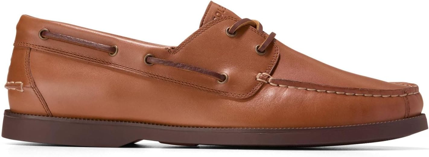 Мужские лодочные туфли Cole Haan Grand Bowside, Cognac — фото 2