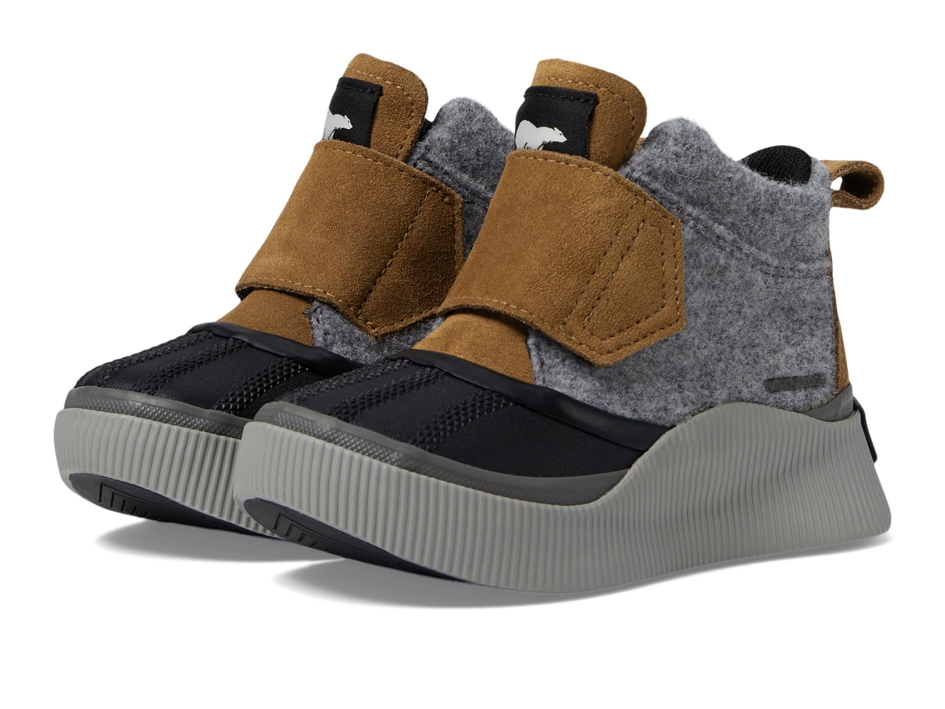 

Ботинки SOREL Kids Childrens Out N About IV Strap WP, цвет Taffy/Black