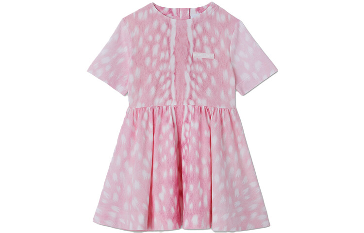 

Детское платье Burberry Kids, цвет Light Pink