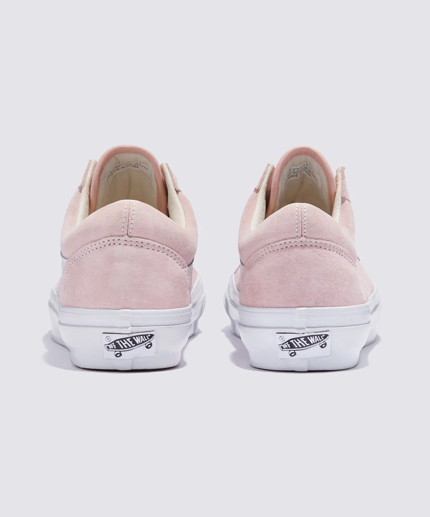 Унисекс кроссовки Vans Old Skool из замши розовые — фото 4