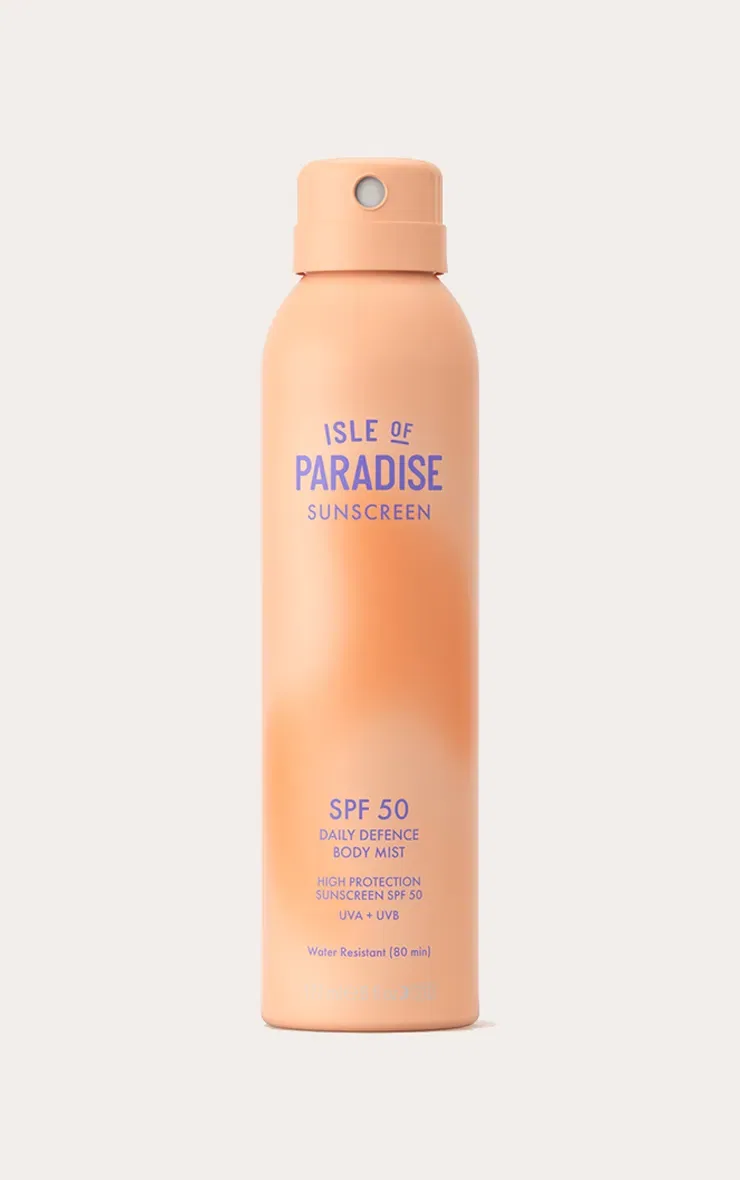 Солнцезащитный спрей Isle of Paradise SPF 50 75 мл Prettylittlething, прозрачный